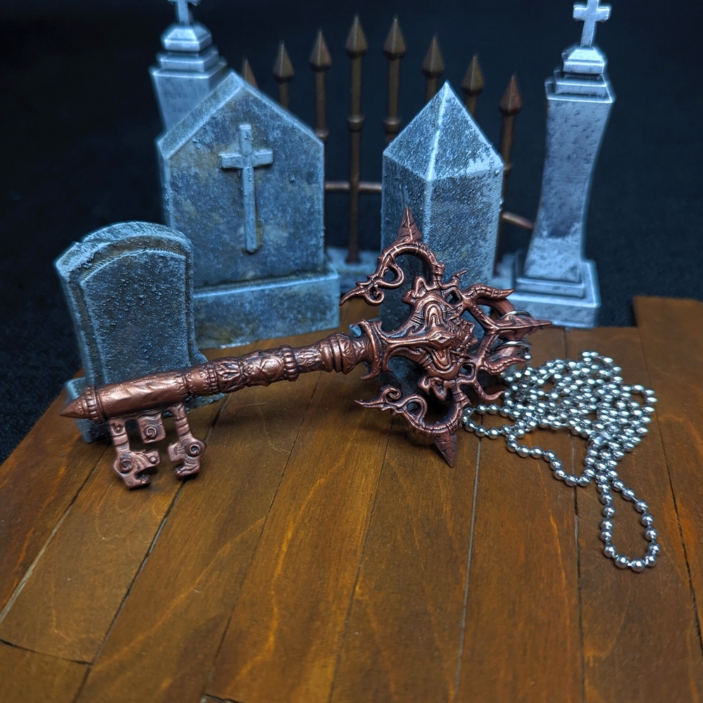 Bronze Key Necklace